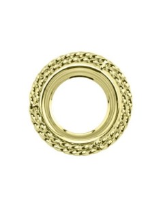 Lowrider Double Square Twisted Bottom Bracket Cup Gold.